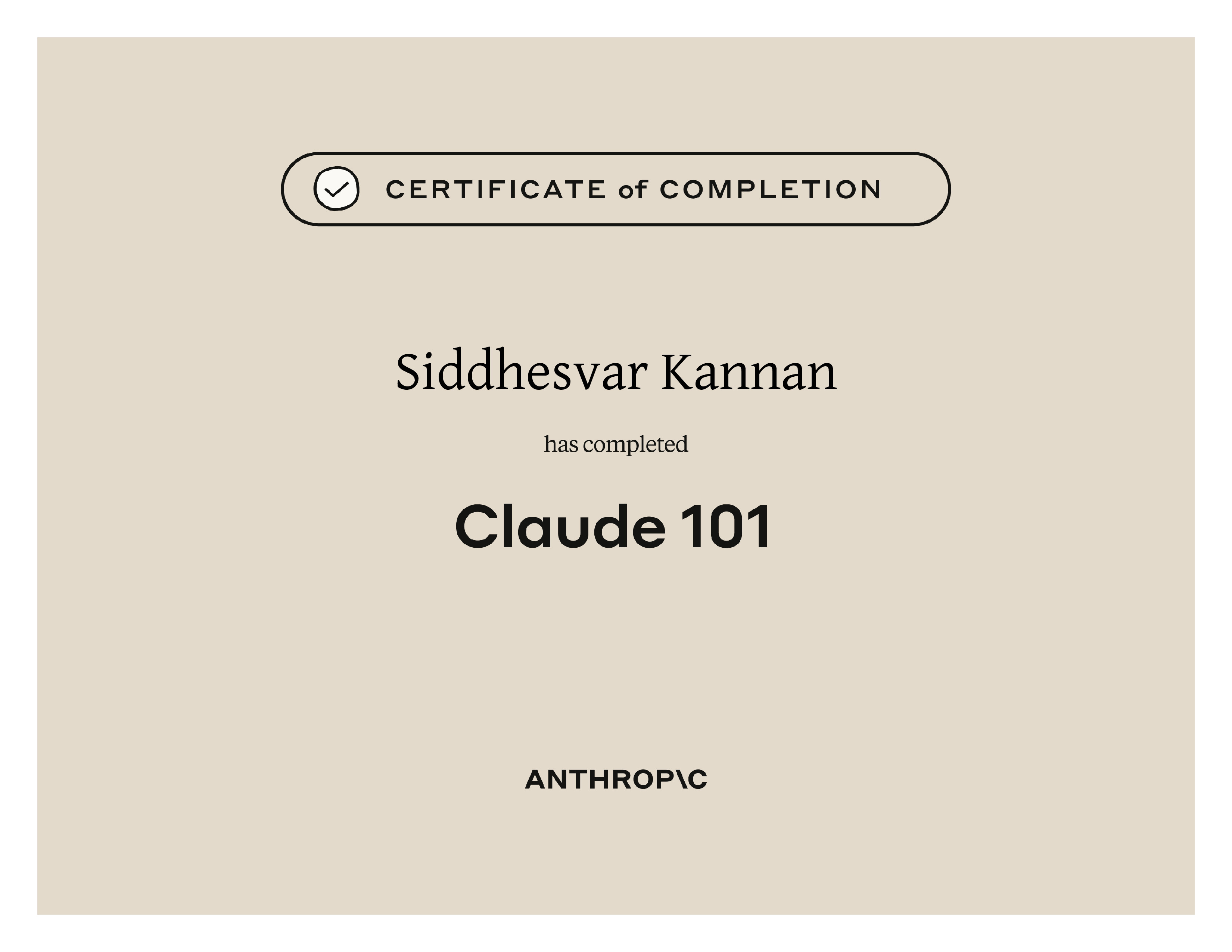 Claude Certification